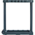 VEVOR Garden Tool Organizer, 10 Slots, Yard Tool Tower Rack for Garage Organization and Storage, Hold Long-Handled Tool/Rake/Broom/Shovel