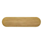 Consolle moderna con gambe curve, Consolle da ingresso a righe verticali con piano spesso, Consolle stretta per soggiorno, ingresso