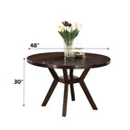 Set da pranzo in legno Matt Modern a 5 pezzi con 4 sedie imbottite