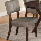 Set da pranzo in legno Matt Modern a 5 pezzi con 4 sedie imbottite