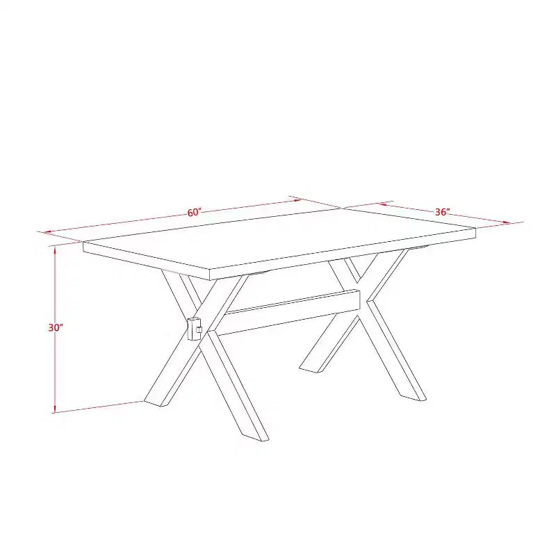 Set da pranzo 5 pezzi con tavolo in legno massello, finitura lino bianco spazzolato, e 4 sedie