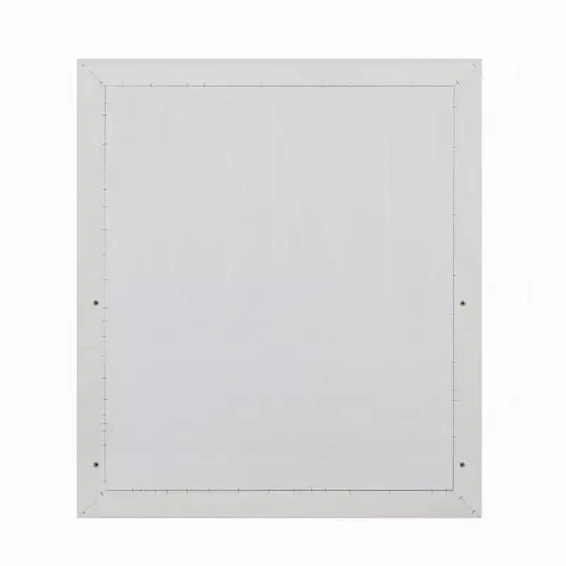 Specchio da comò Accent, Elegante cornice quadrata in legno, 34x39 rosa lucido