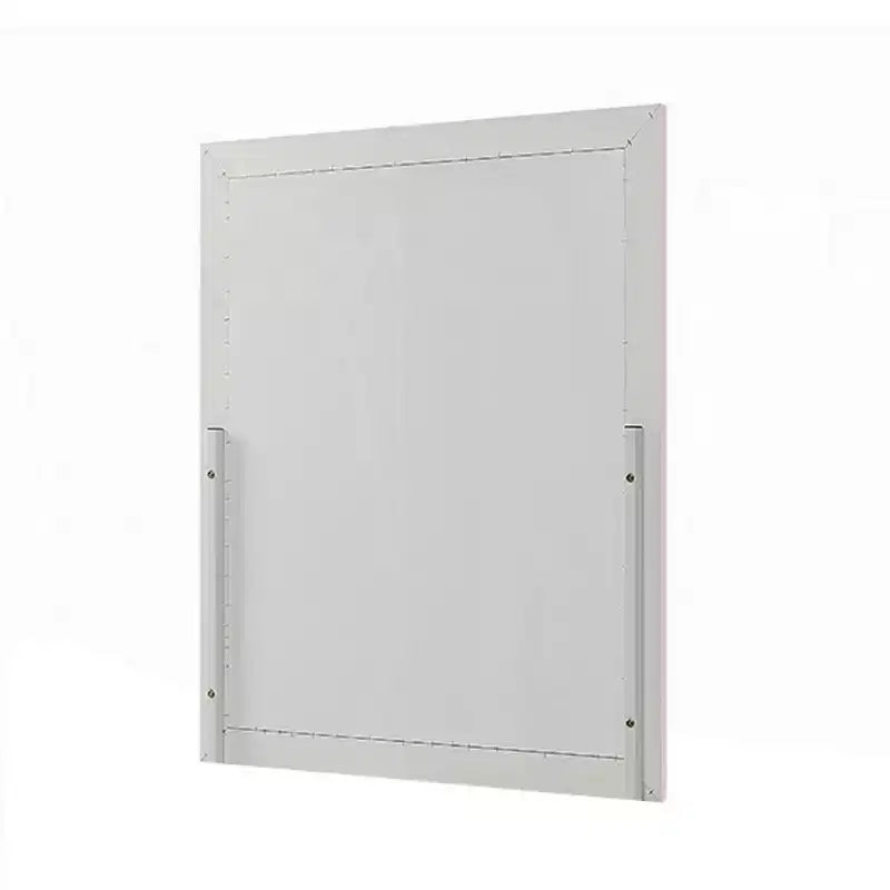 Specchio da comò Accent, Elegante cornice quadrata in legno, 34x39 rosa lucido
