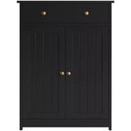 Yaheetech Wooden Bathroom Cabinet with Adjustable Shelf