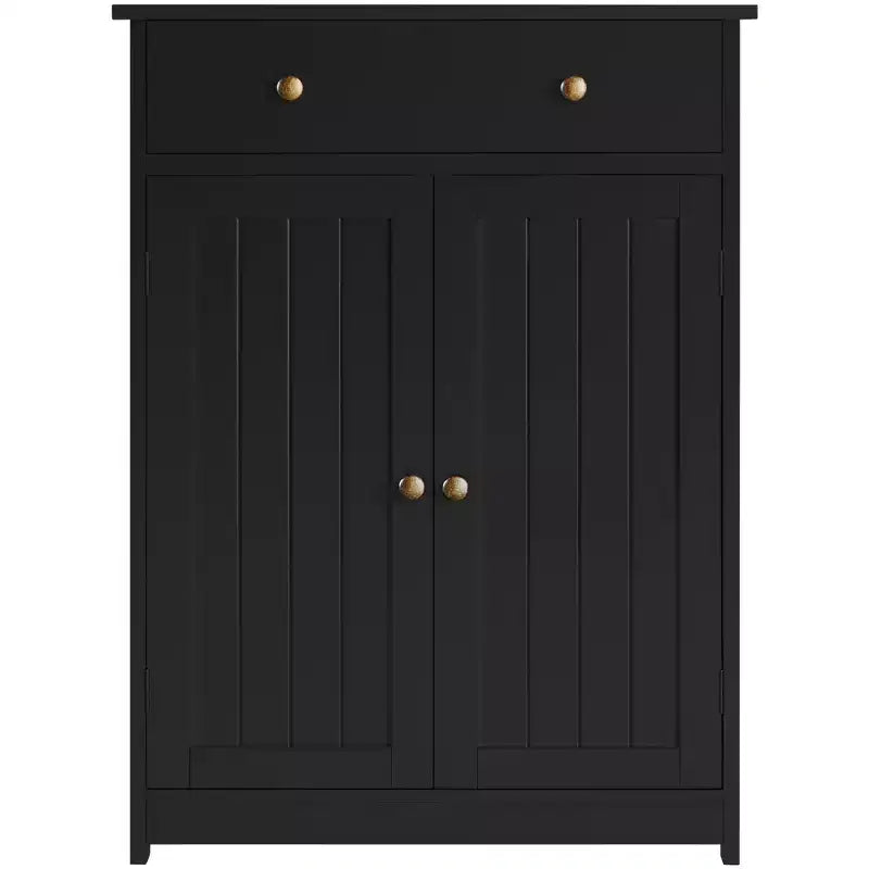 Yaheetech Wooden Bathroom Cabinet with Adjustable Shelf