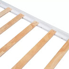 Letto a piattaforma singolo, struttura letto in legno con 3 cassetti