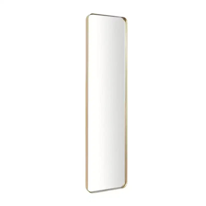 Specchio da Parete Rettangolare in Metallo con Cornice Sottile