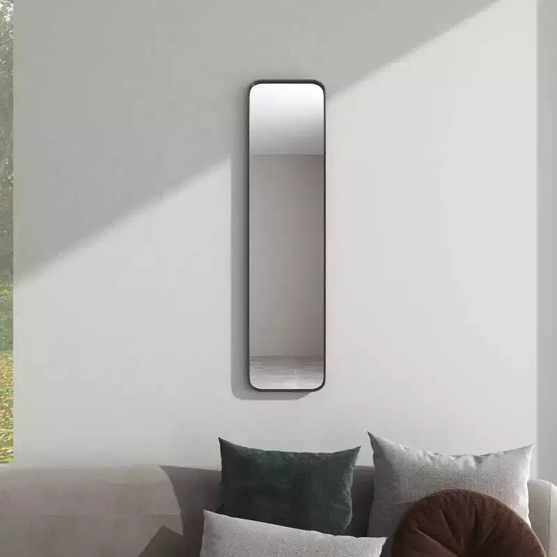 Specchio da Parete Rettangolare in Metallo con Cornice Sottile