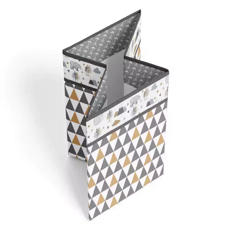 Cesto portabiancheria pieghevole Woodlands Grigio/Beige Neutro