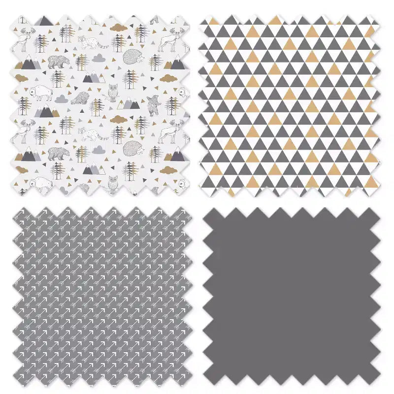 Cesto portabiancheria pieghevole Woodlands Grigio/Beige Neutro